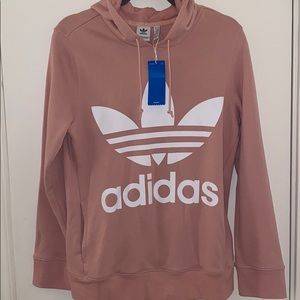 Adidas Pink Sweatshirt Hoodie